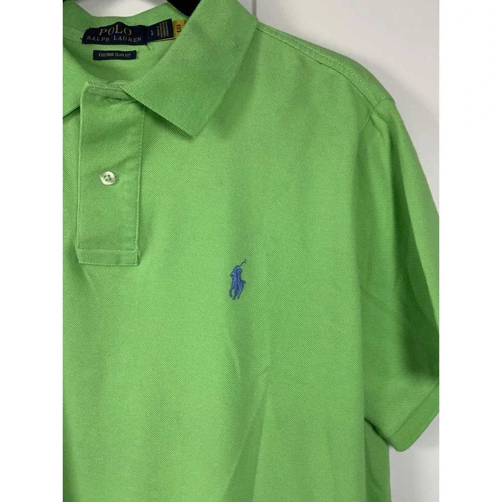 Ralph Lauren Men's Polo‎ Golf Shirt, Size LG, Green, Cotton